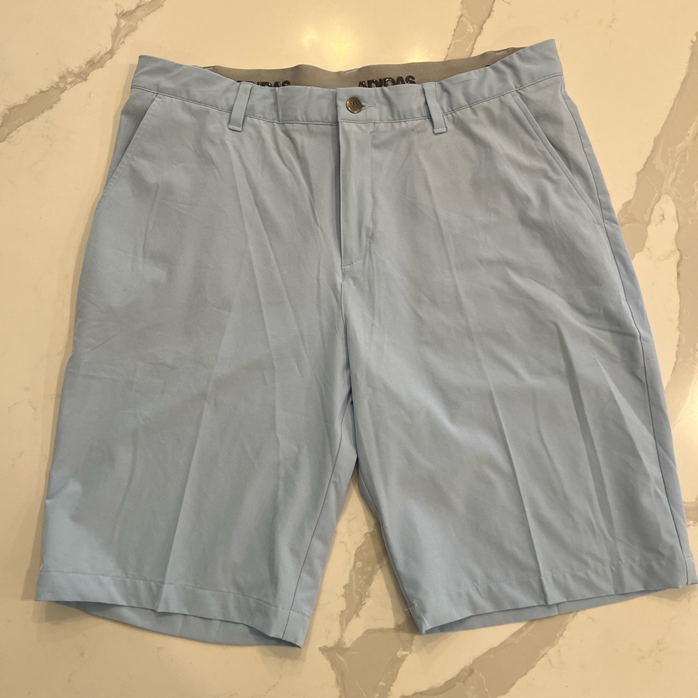 Adidas Golf Shorts Light Blue Sz 36